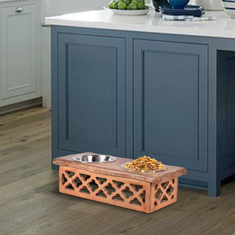 MelaArtisans Labrador Elevated Feeder Wayfair Canada